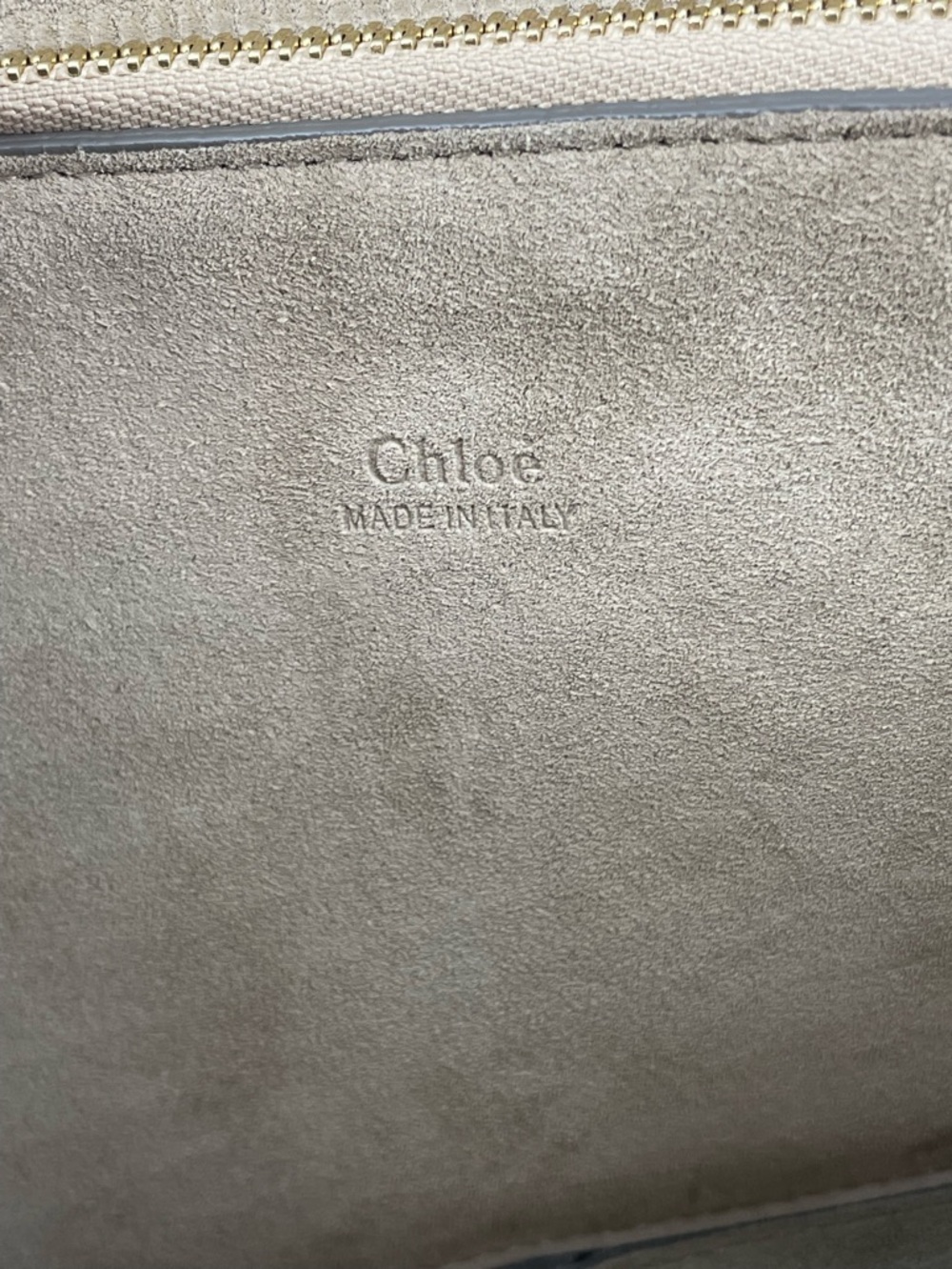 CHLOE Calfskin Suede Medium Faye Brown Leather & Nubuck Shoulder Bag - Picture 7 of 10